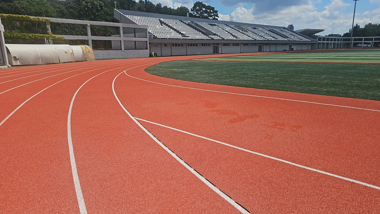 ITU Stadium red track and field